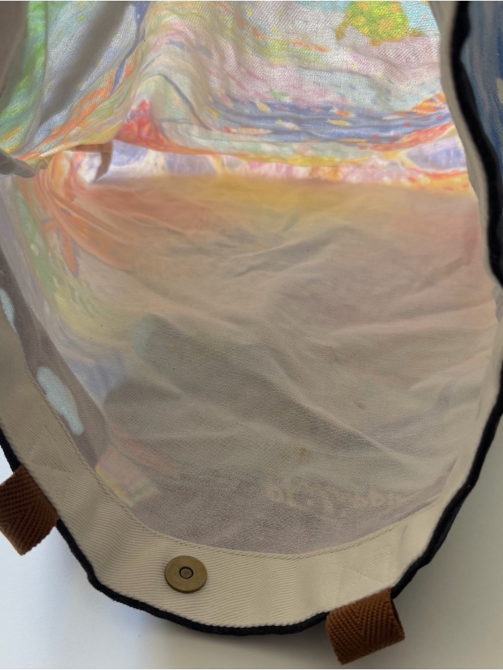 Kultura Filipino Colorful Ocean Artwork Canvas Tote Bag - Picture 5 of 6